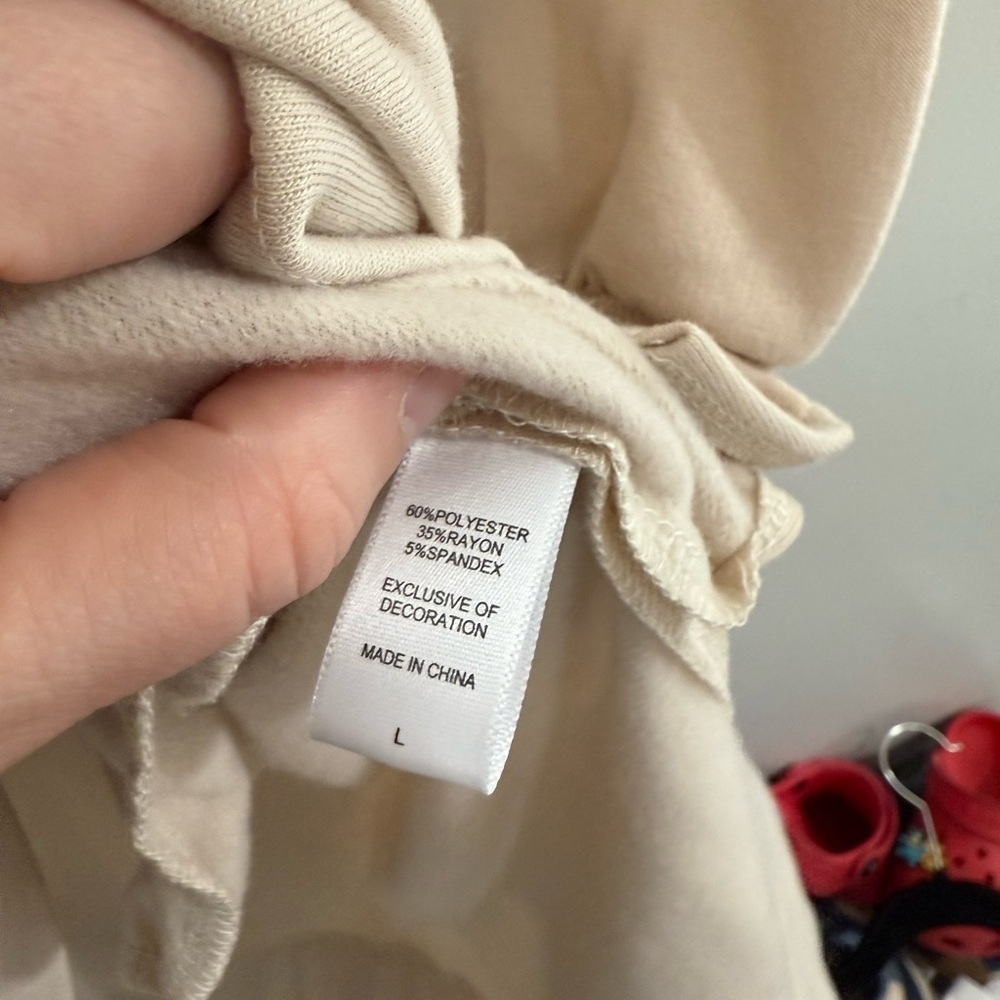 Koolaburra By Ugg Tan Long Line Oversized Hoodie Blanket Size Large - Picture 8 of 8
